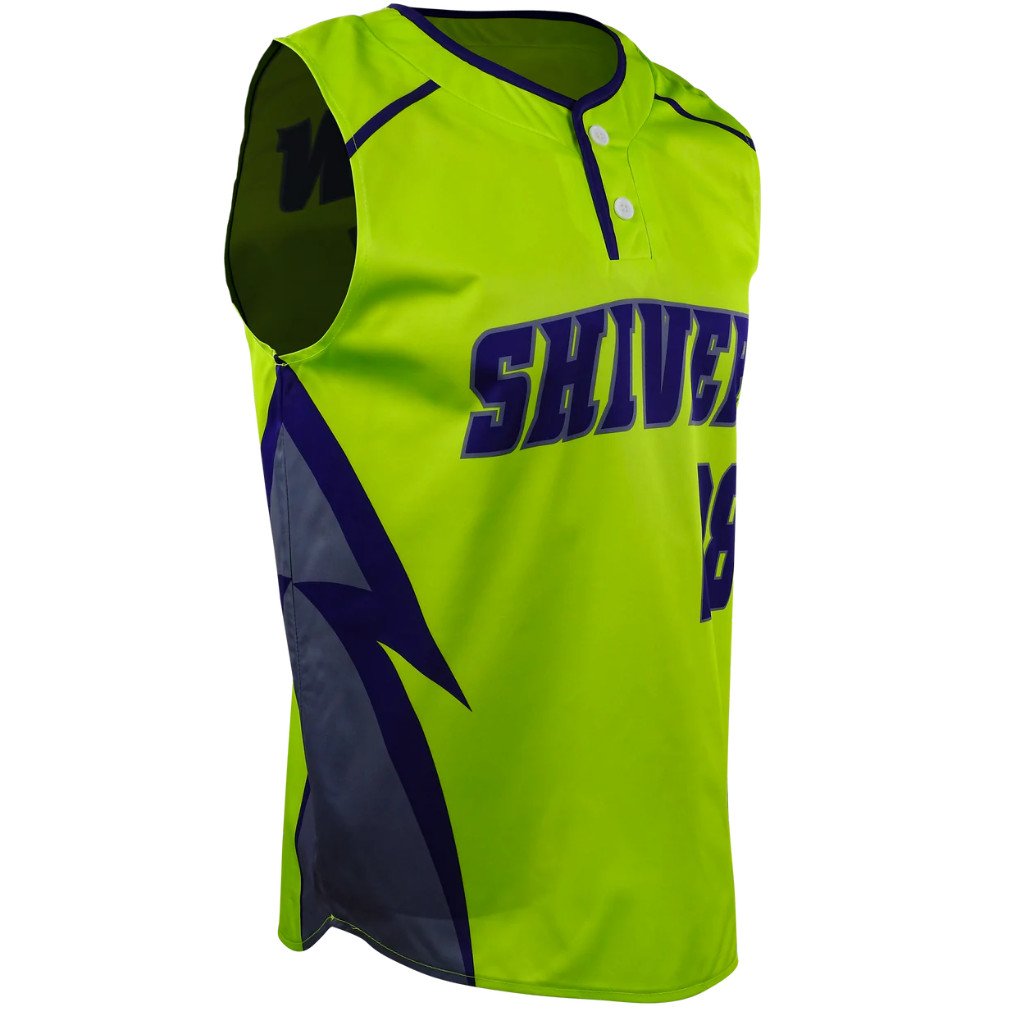 Sleeveless 2-Button Side 1