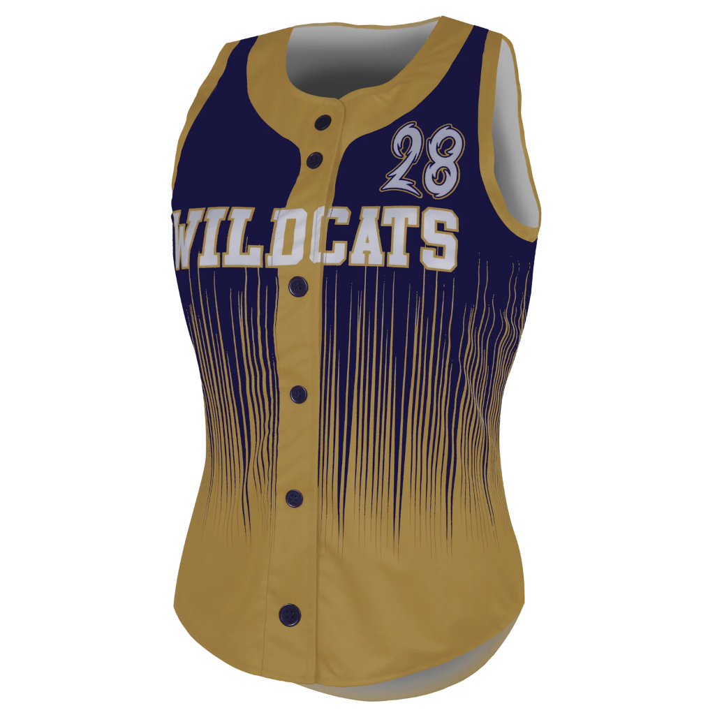 Jersey - Racerback full button Angle2