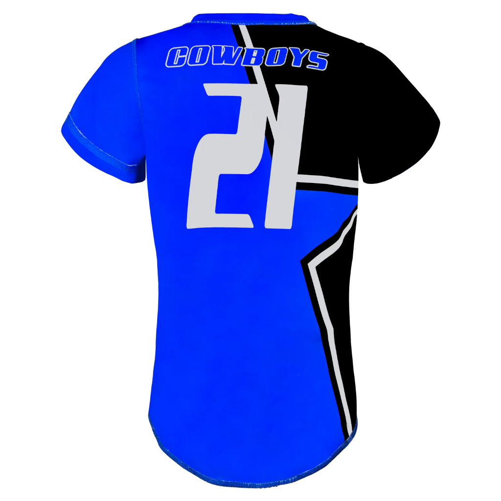 Jersey - Short Sleeve Reversible Crew Neck Back 1