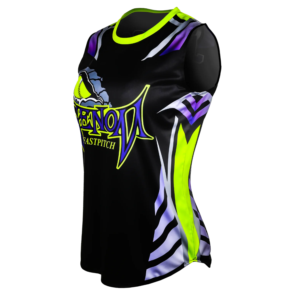 Jersey - Sleeveless Crew Neck Angle 2