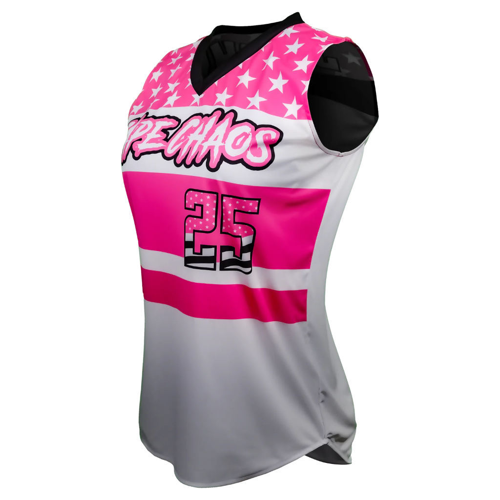 Jersey - Sleeveless V Neck Angle 2